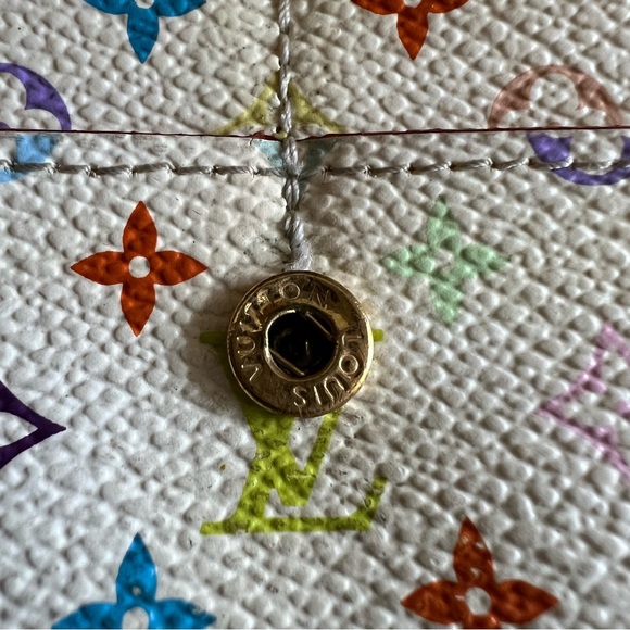 Authentic Louis Vuitton x Takashi Murakami Monogram Multicolore Sarah Wallet - Picture 14 of 17